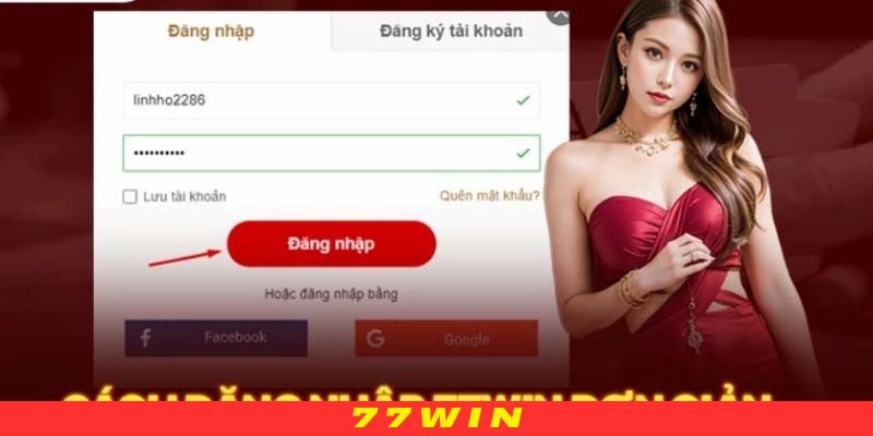 Quy trình đăng nhập 77WIN diễn ra đơn giản, an toàn